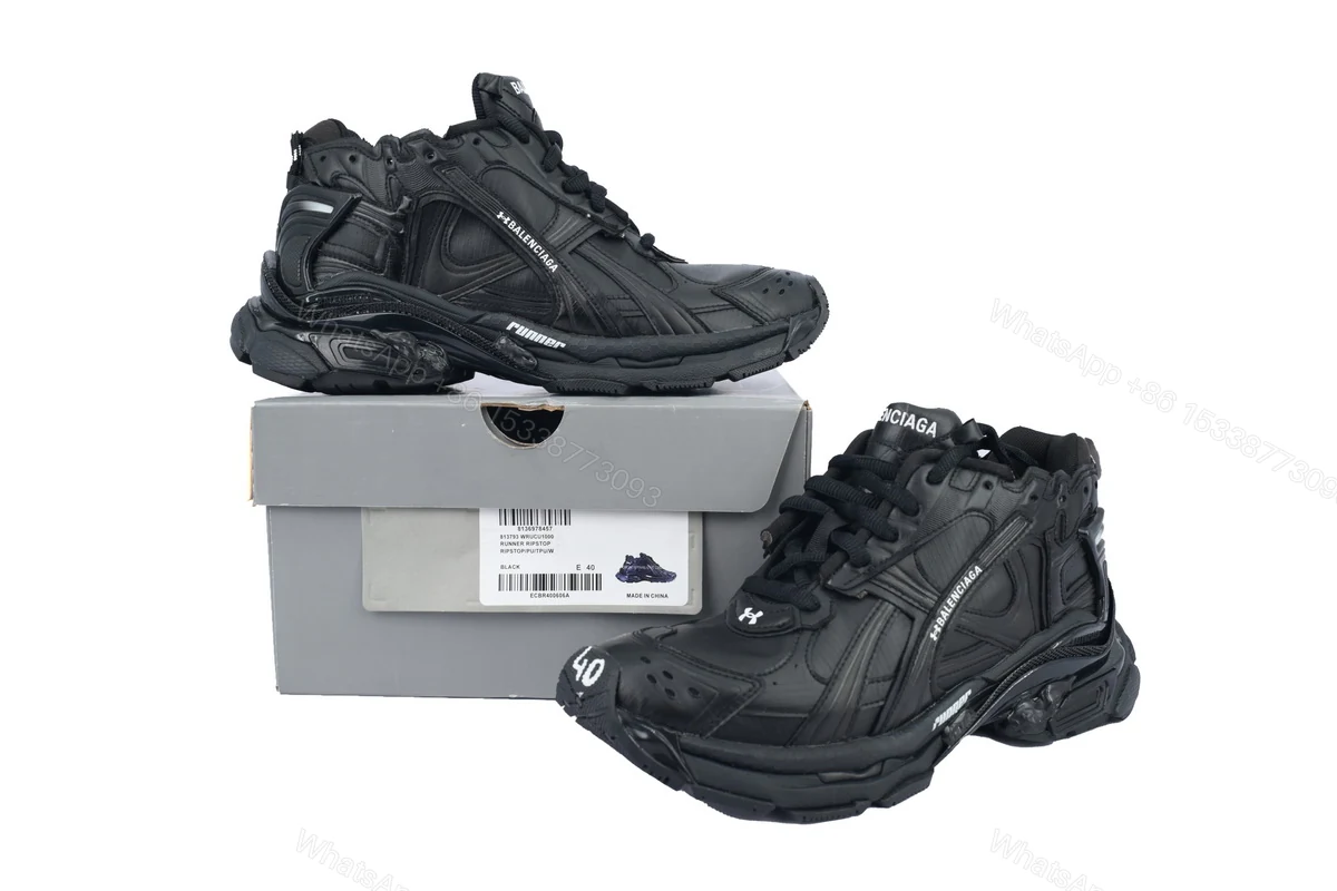 View 2 of Under Armour x Balenciaga Runner Sneaker 'Black' 813793 WRUCU 1000