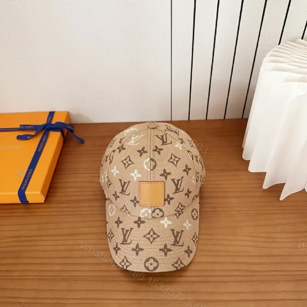 View 9 of Casual Luxe Cotton-Baseball Cap with Monogram Pattern