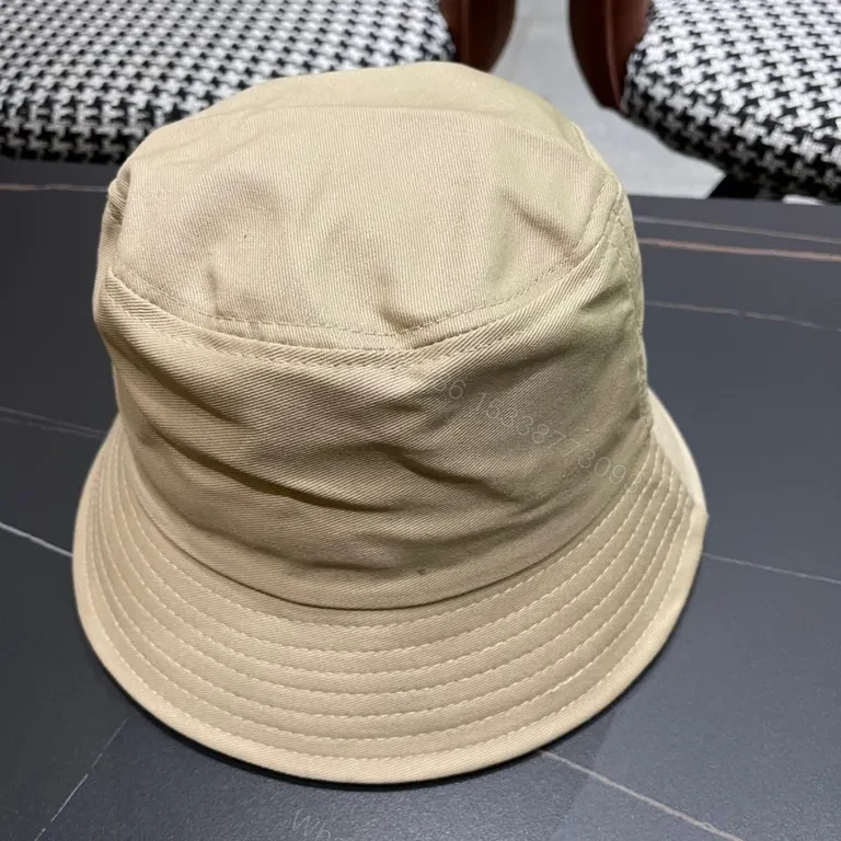 View 7 of Beige Premium Bucket Hat, Subtle Hardware Detailing, Luxury Style