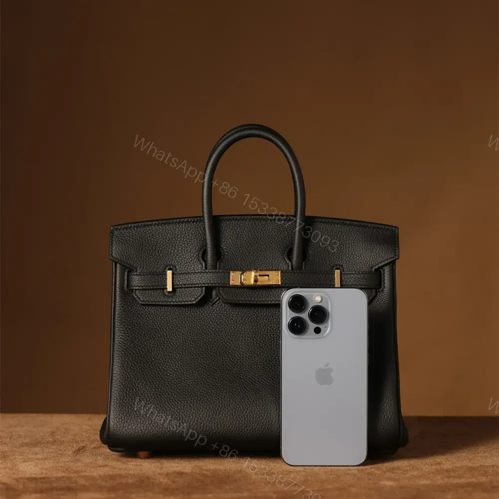 View 3 of 高仿Hermes*Birkin25黑色金扣免檢版