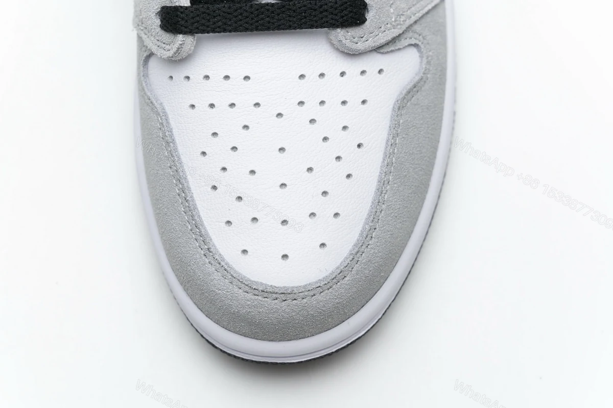 View 7 of Air Jordan 1 Retro High Light Smoke Grey 555088-126