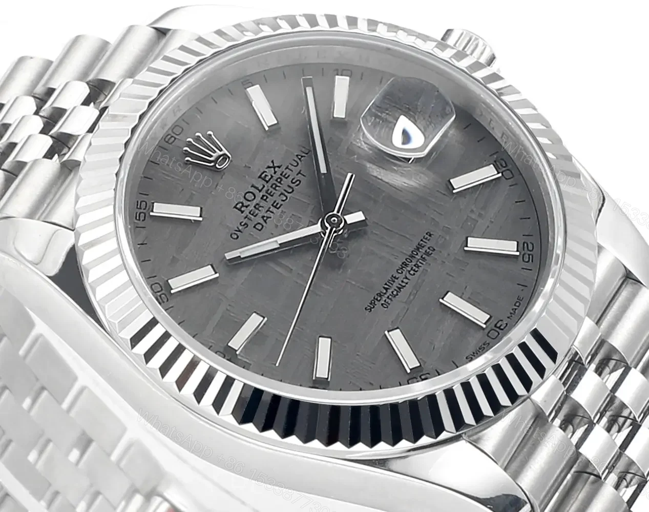 View 5 of C+ Factory Clean Factory – Rolex Datejust 41 Silver Meteorite Dial – Rolex Datejust 41 Green Malachite Dial – Rolex Datejust 41 Gold Sandstone Dial – Rolex Datejust 41 Brown Tiger’s Eye Dial