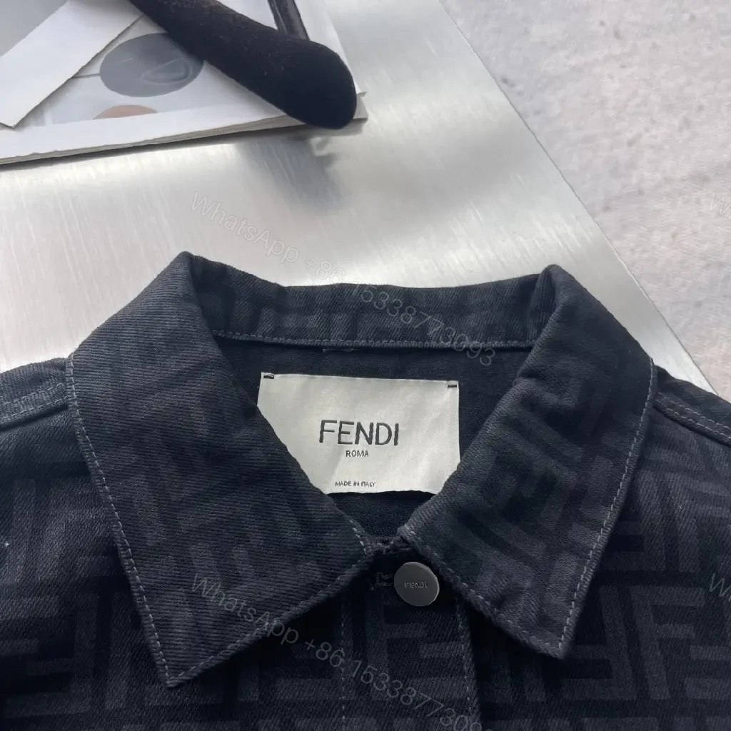 View 8 of Monogram Denim Jacket: Structured Luxury, Everyday Edge