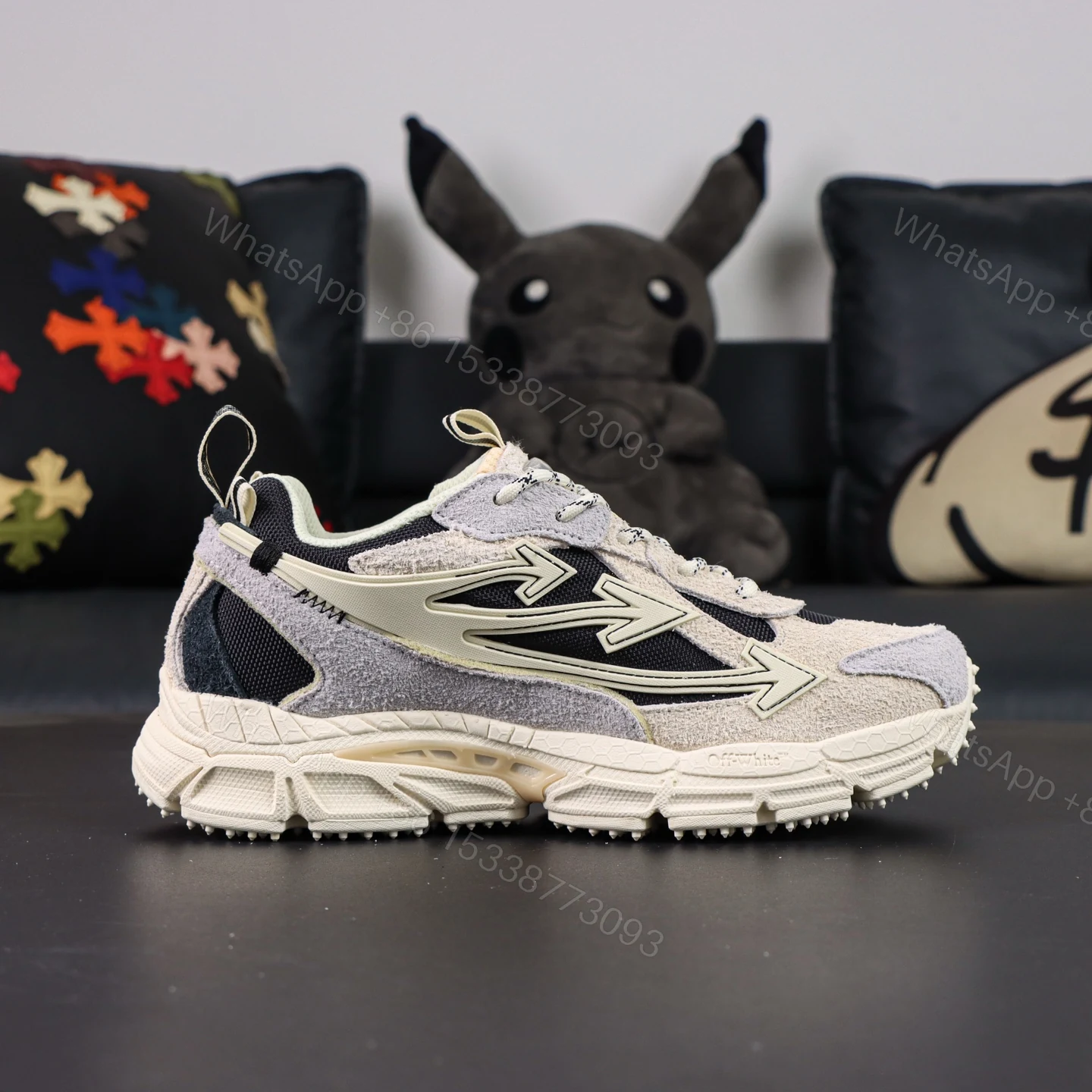 View 2 of Off White Be Right Back Beige Reps