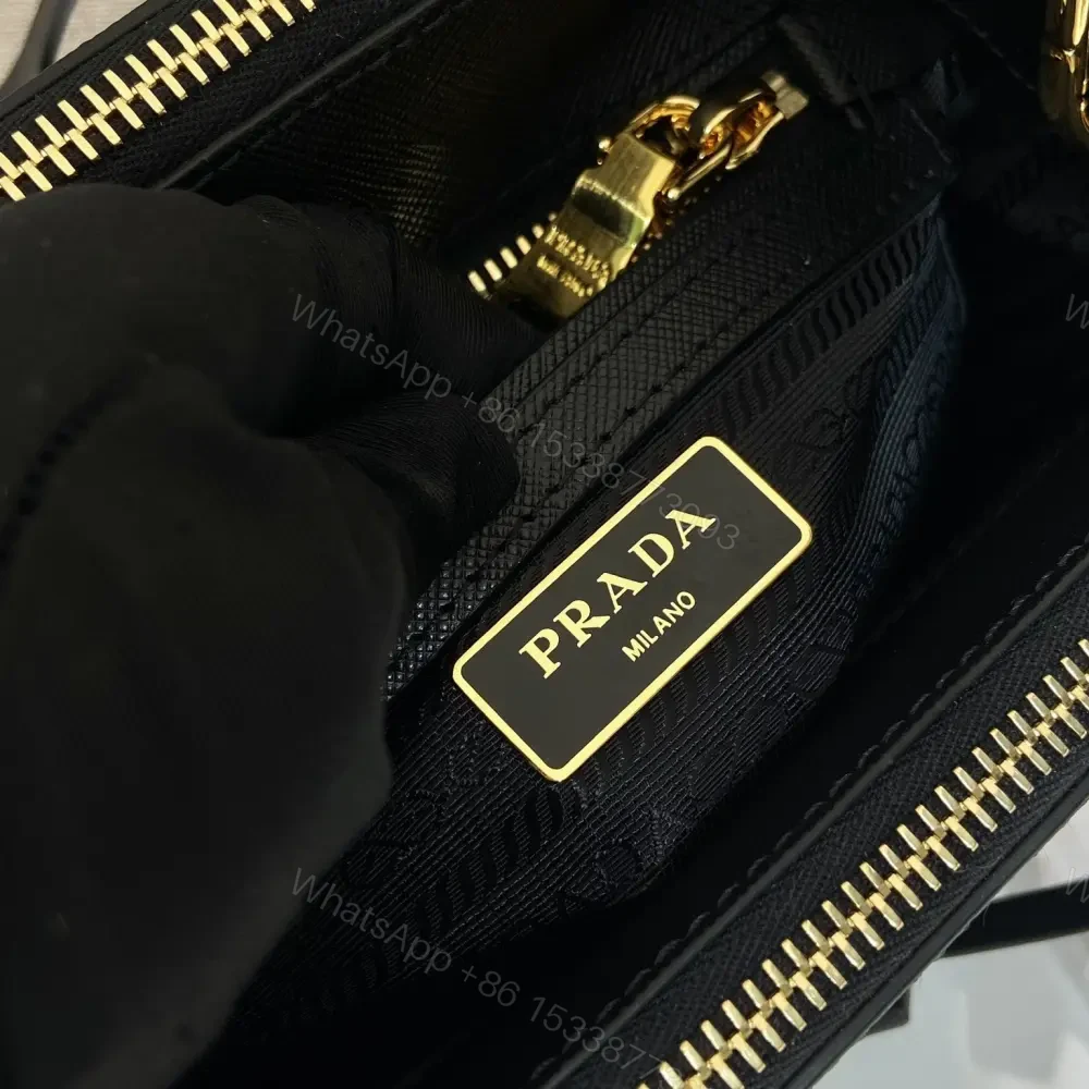 View 9 of 高仿Prada*Galleria系列1BA907手提包Mini黑色免檢版
