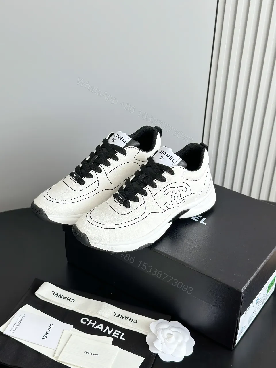 View 6 of Monochrome Textile Runner: Subtle Texture, Everyday Luxury Sneakers
