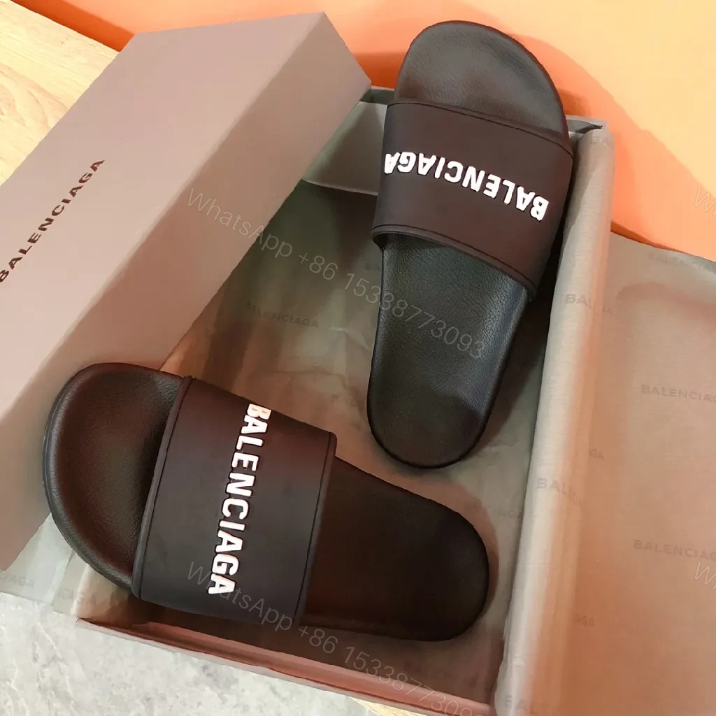 View 3 of Premium Black Logo Slides: Sleek Minimalist Comfort