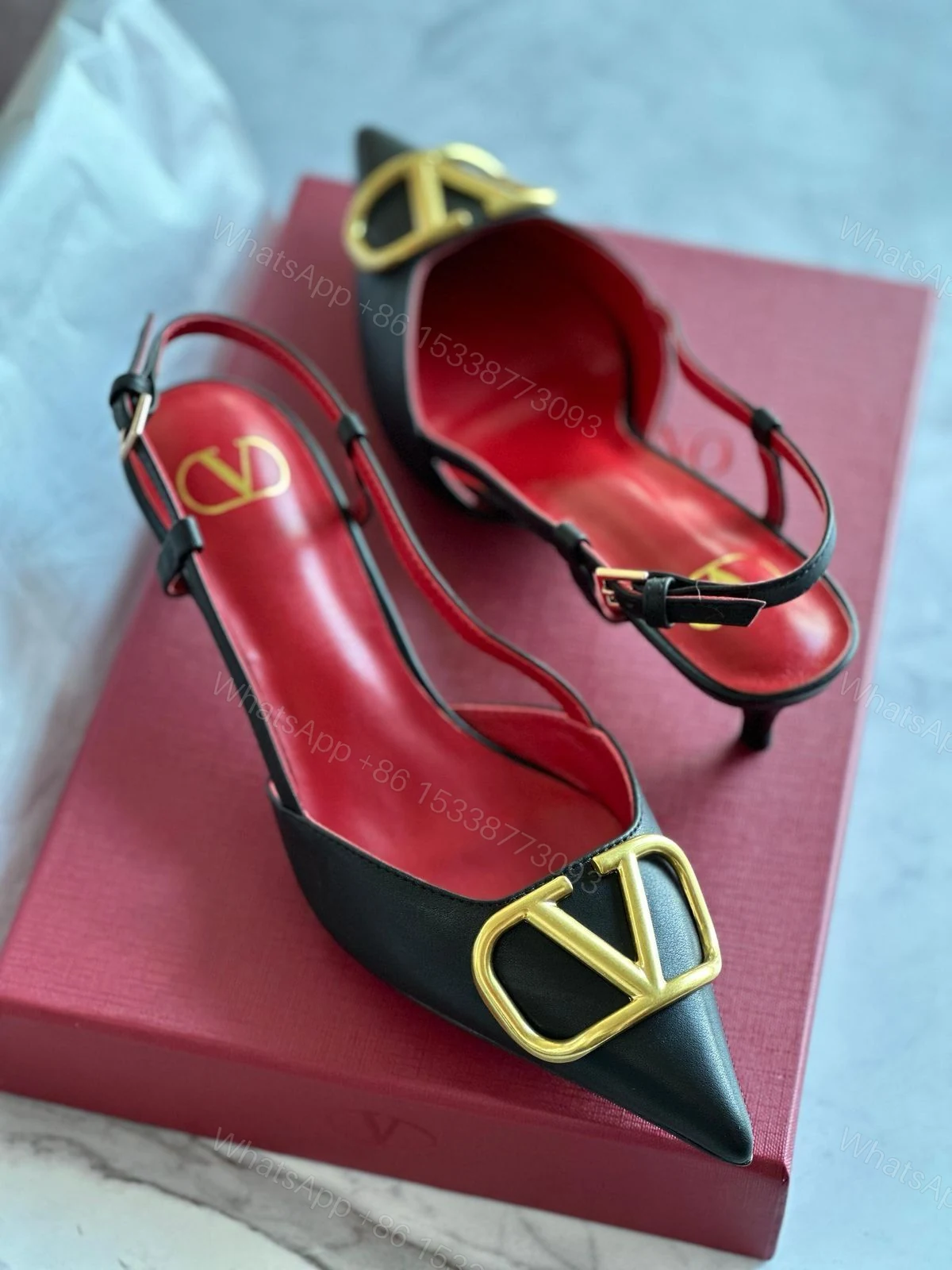 View 2 of BUY VALENTINO FIRST COPY PARTY HEELS WOMEN STYLISH SANDALS
