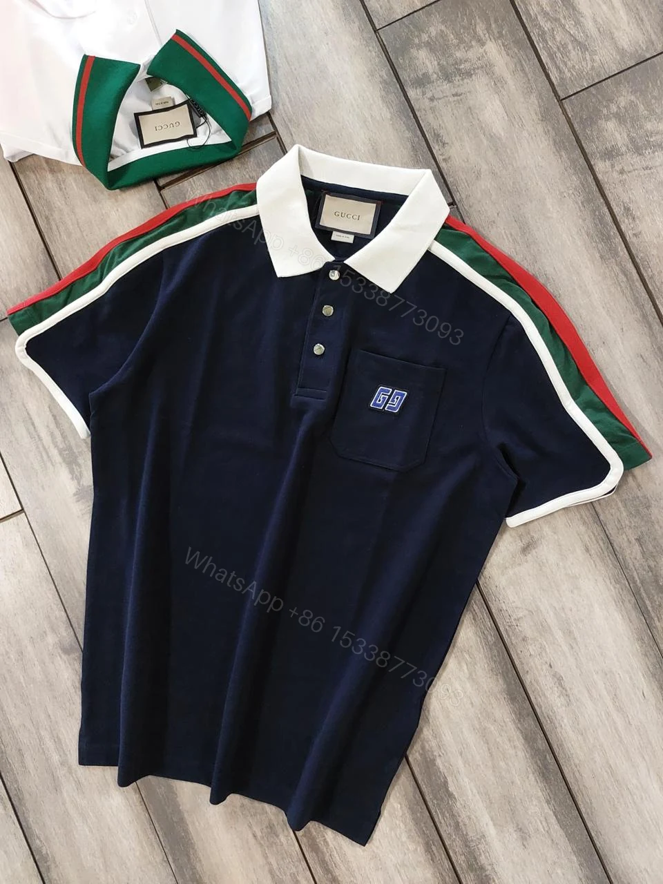 View 24 of Gucci Half Sleeve Polo Tees First Copy | Imported AAA+ Exclusive Replica
