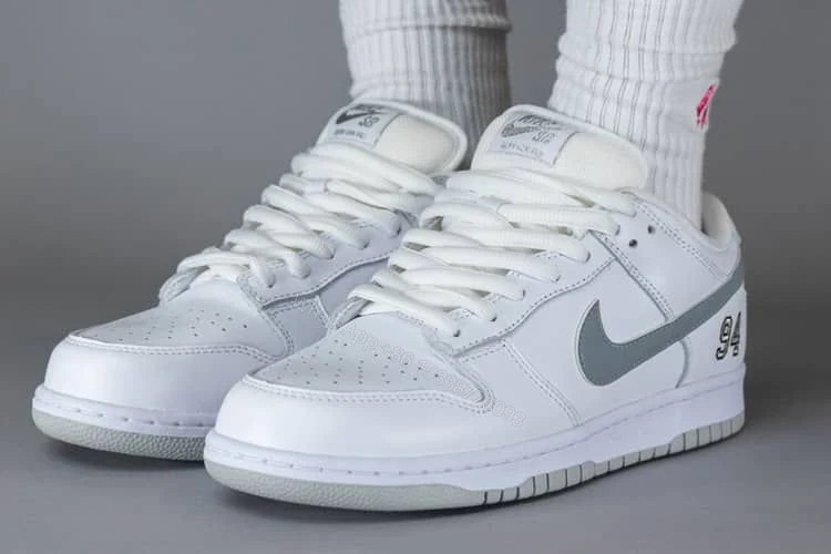 View 6 of FIRST COPY NIKE SB DUNK SUPREME 84 OG GREY FOR MEN