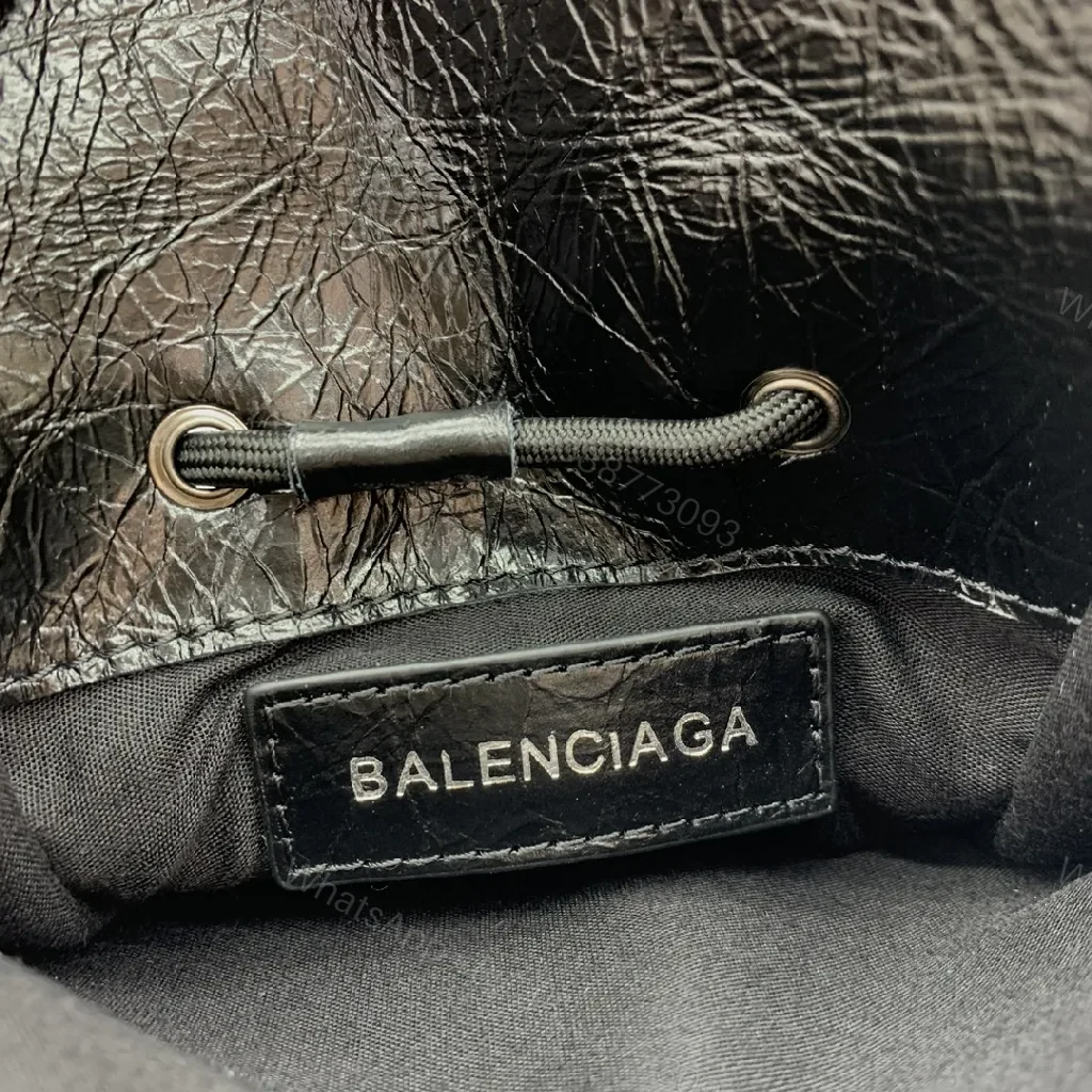 View 7 of Compact Black Leather Crossbody: Modern Texture, Ultra-Functional