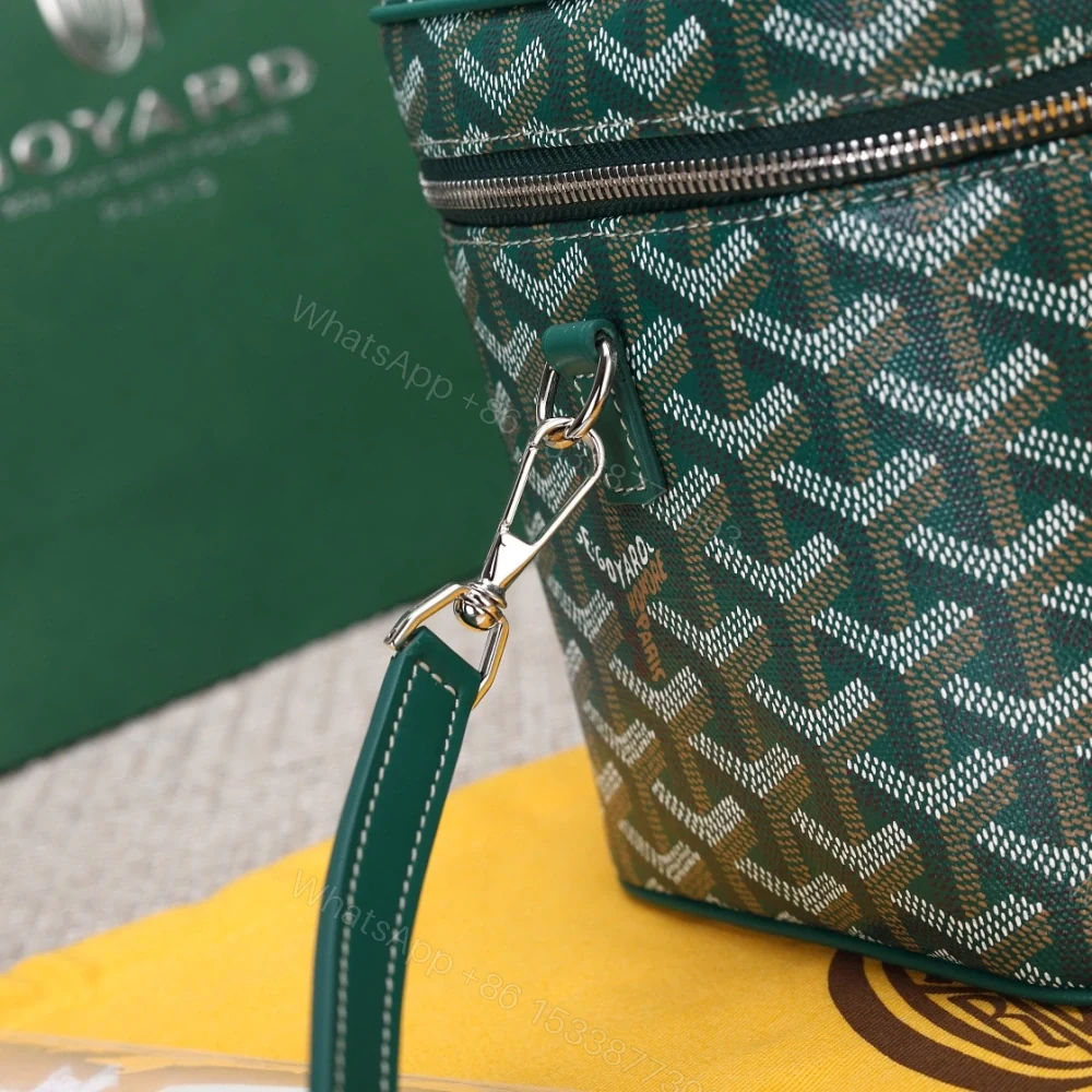 View 7 of 高仿Goyard*Muse系列MUSEVA7單價盒子包綠色免檢版
