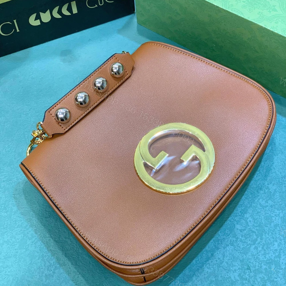 View 3 of Gucci Blondie Medium Top Handle Bag Brown 29Cm