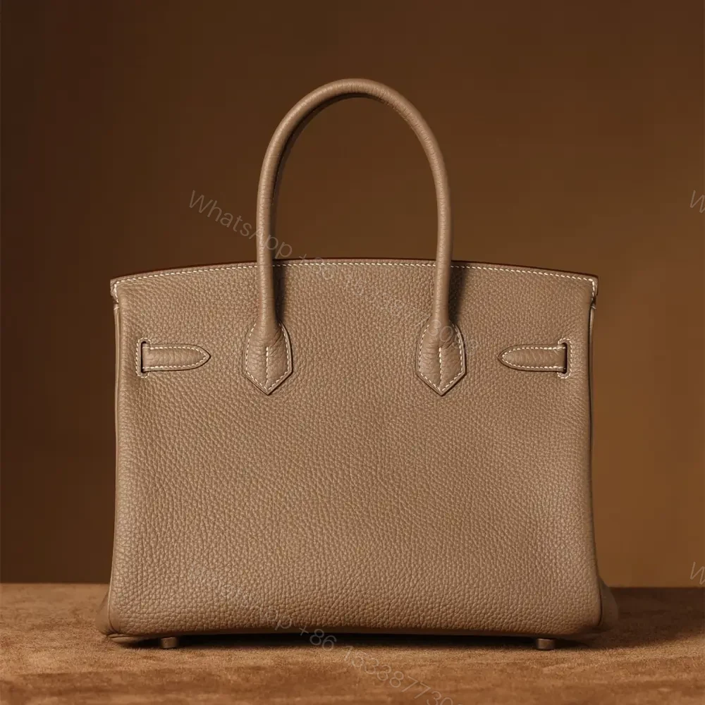 View 2 of 高仿Hermes*Birkin30大象灰銀扣免檢版