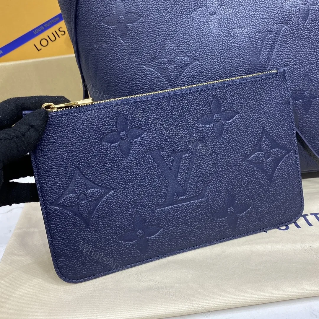 View 5 of LV Neverfull MM Monogram Empreinte Leather