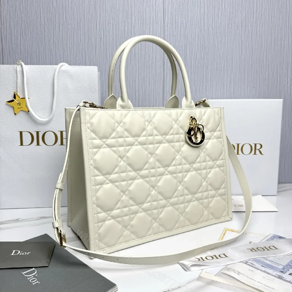 View 6 of Quilted Tote: Structured Luxe, Iconic Charms, Everyday Elegance