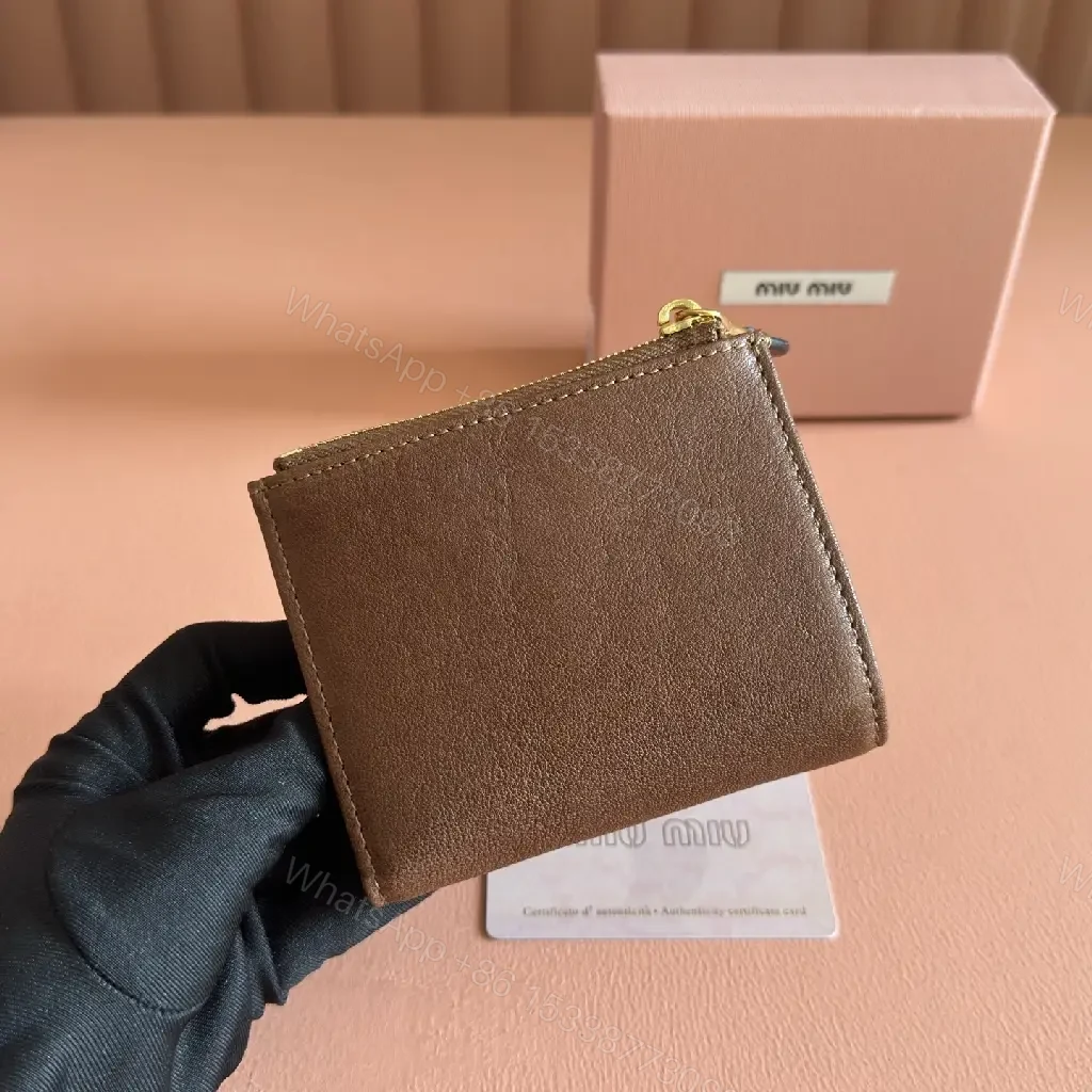 View 7 of Compact Leather Wallet — Minimalist Luxury, Signature Motif