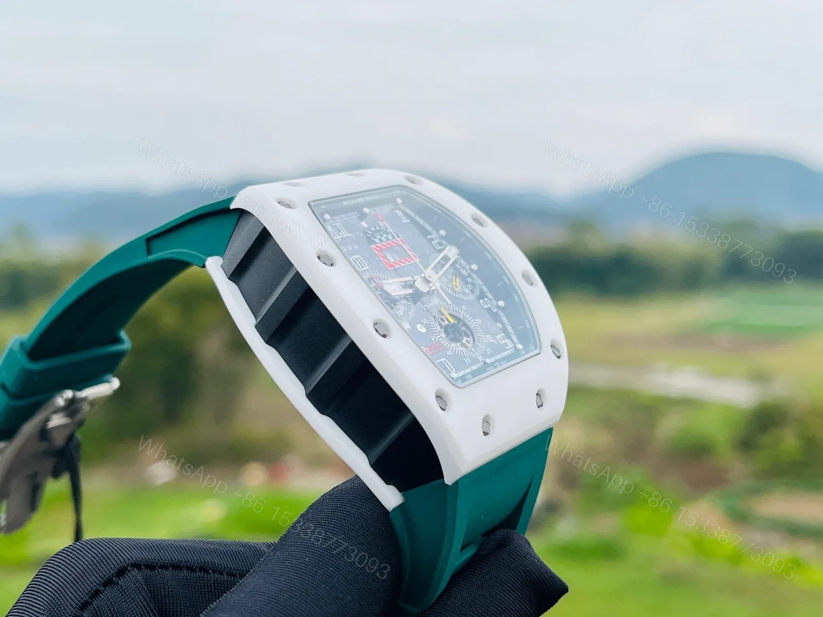 View 5 of Richard Mille RM011-FM Stainless Steel F1 Flyback Chronograph WatchRM011-FM-SS-004