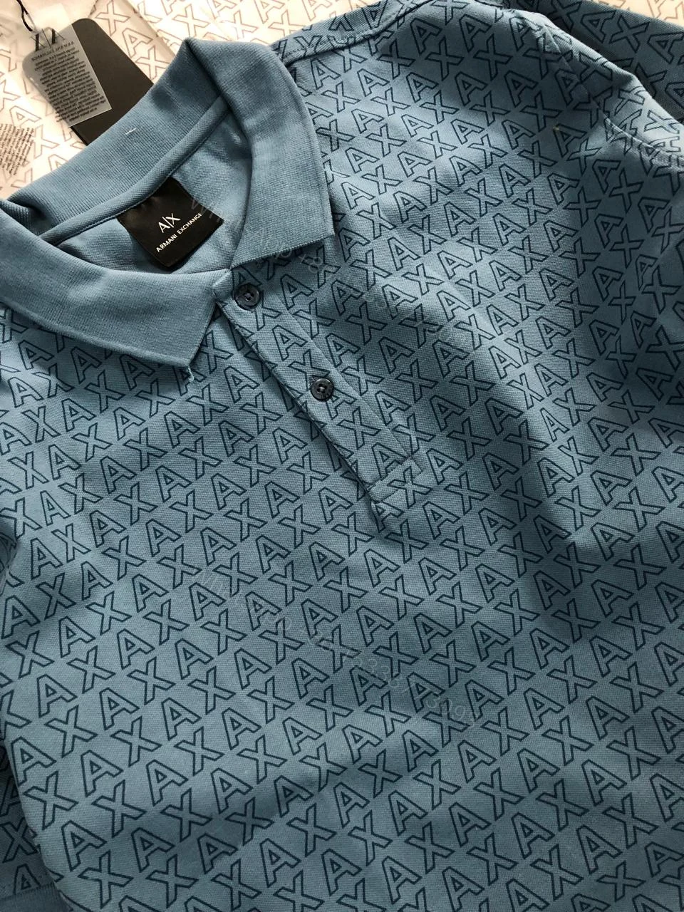 View 8 of First Copy Armani Very Premium Cotton Lycra Polos – Imported Luxury Comfort for Men