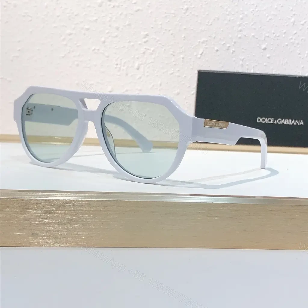 View 5 of Green Acetate Square-Frame Sunglasses with Subtle Branding