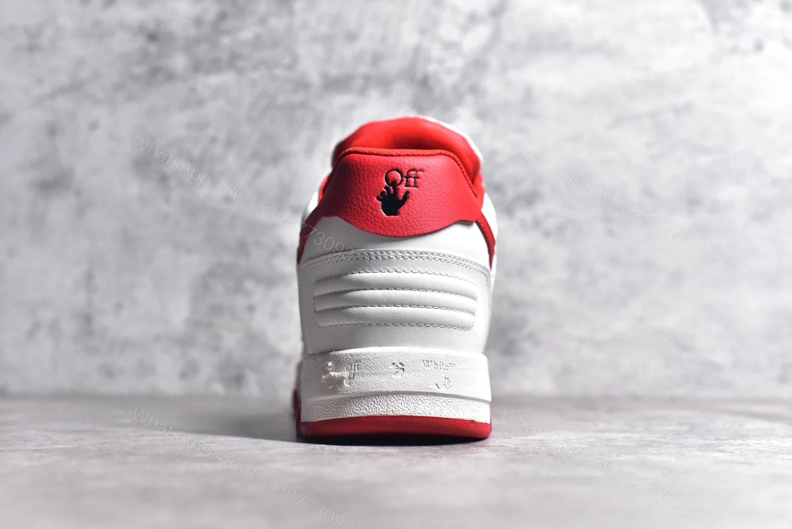 View 8 of OFF-WHITE Out Of Office White Red