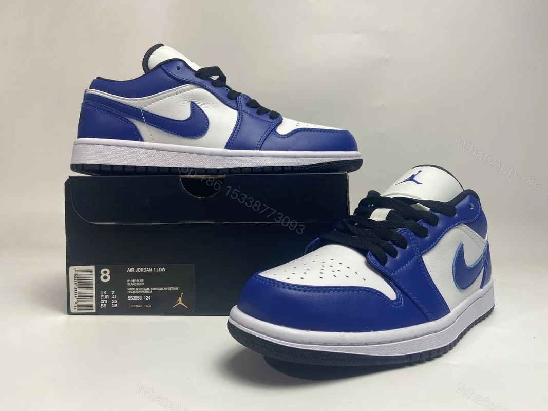View 2 of Air Jordan 1 Low Game Royal 553558-124