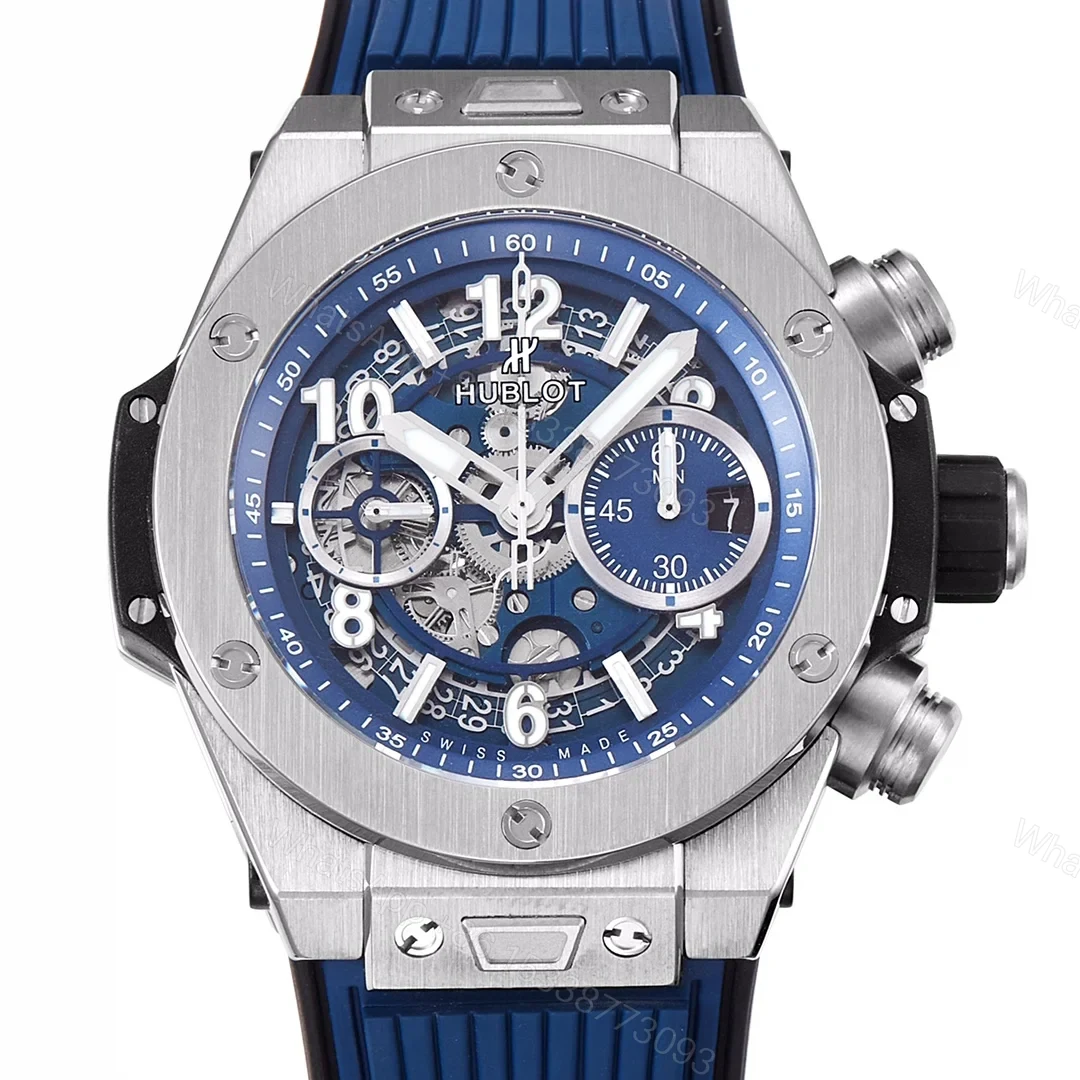 View 2 of Hublot HB3 Big Bang Red Replica 45MM Ceramic Case & Red Rubber Strap RG-HUBLOT-BB-RED-CER-RUB-45