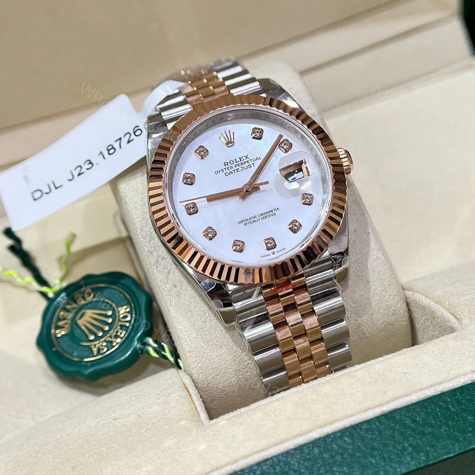 View 3 of Rolex Datejust Mother of Pearl Dial 126231-0021 36 mm