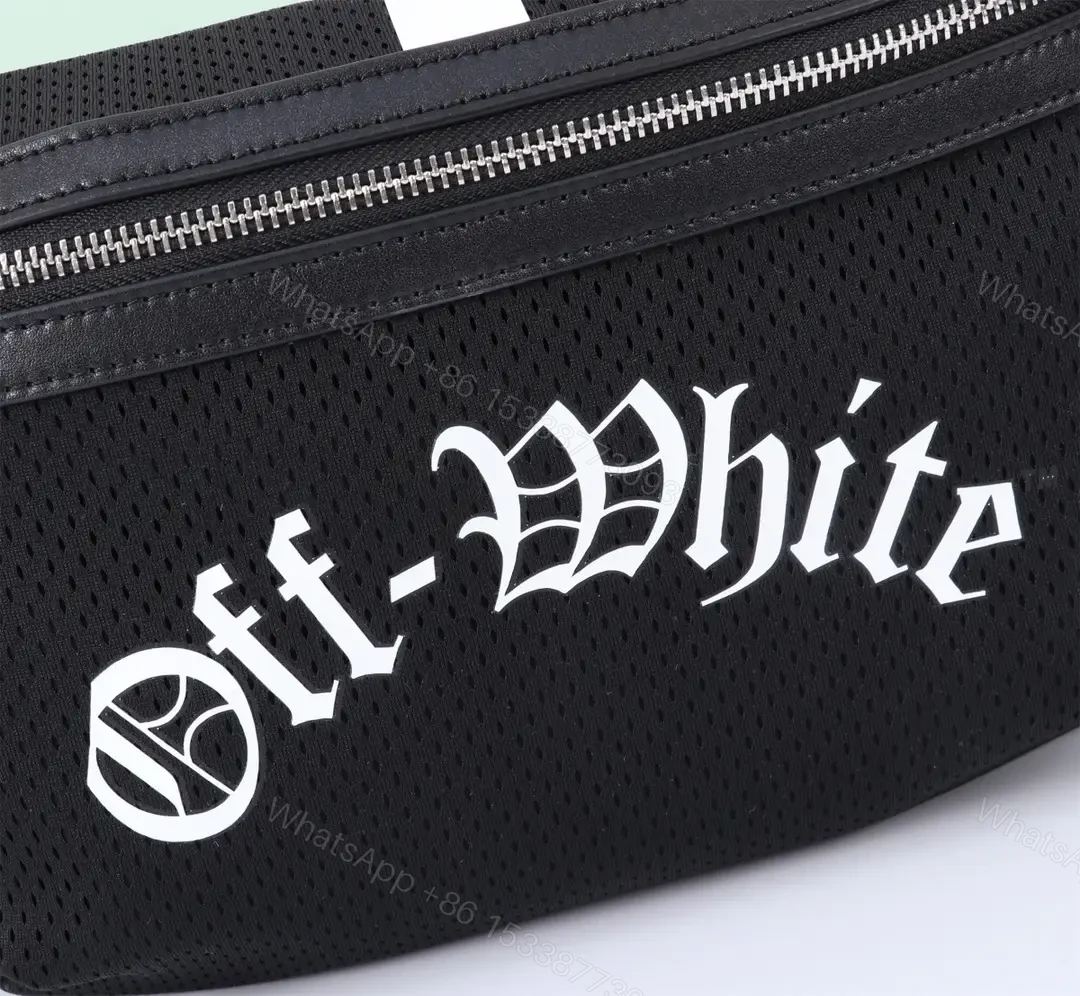 View 4 of Compact Mesh Fanny Pack: Bold Logo, All-Day Comfort