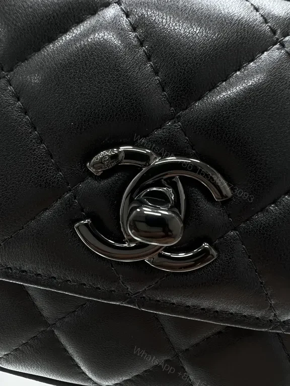 View 7 of Chanel-Inspired Quilted Crossbody: Sleek All-Day Chic Bag