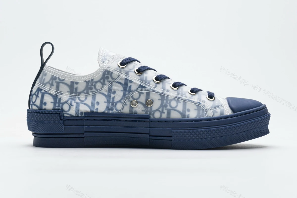 View 2 of Dior B23 HT Oblique Transparency LOW T00962H565 White Blue