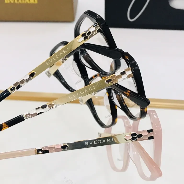 View 4 of Bold Pink Translucent Frames: BVLGARI All-Day Comfort Eyewear