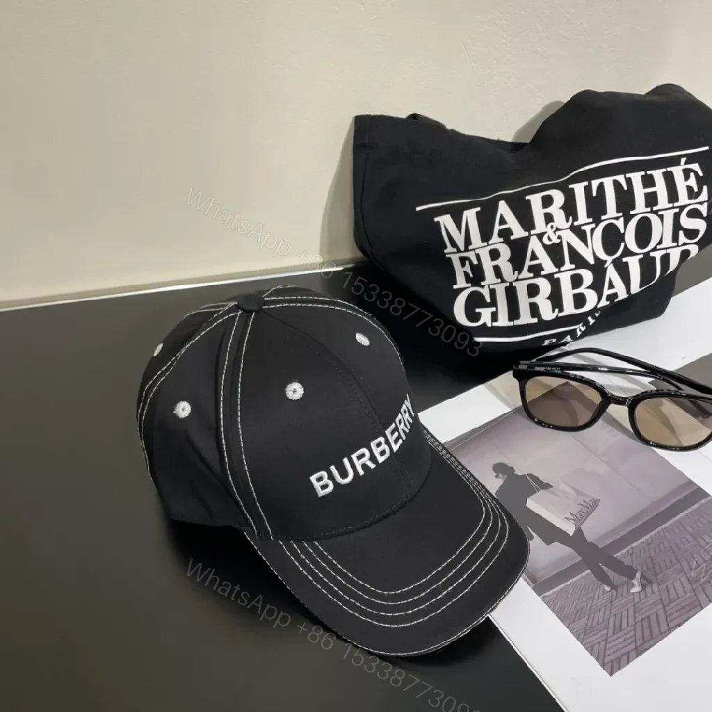 View 7 of Monochrome Cap & Tote Set: Subtle Luxury Everyday Accessory