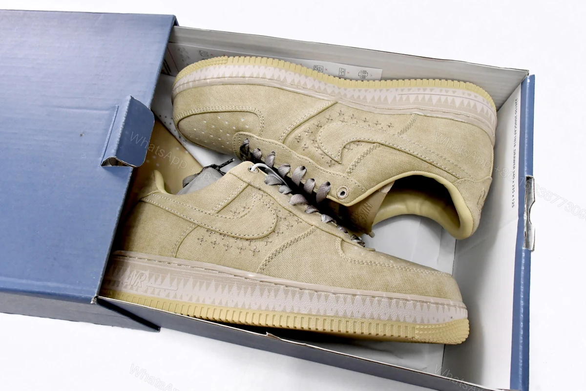 View 3 of Nike Air Force 1 Low NAI-KE Tan DV4247-211