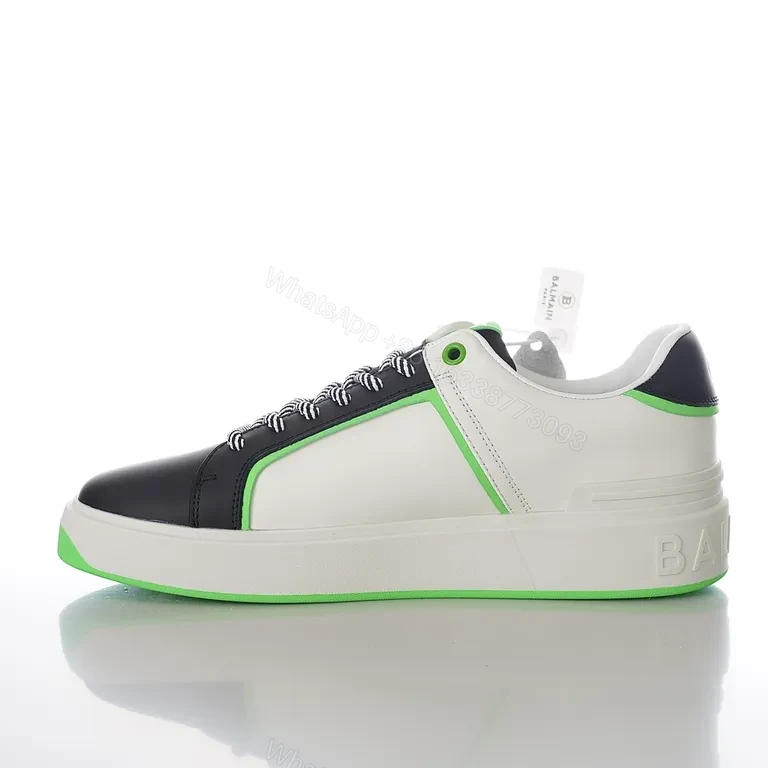 View 3 of Bold Neon Trim Platform Sneaker - Luxury City Comfort