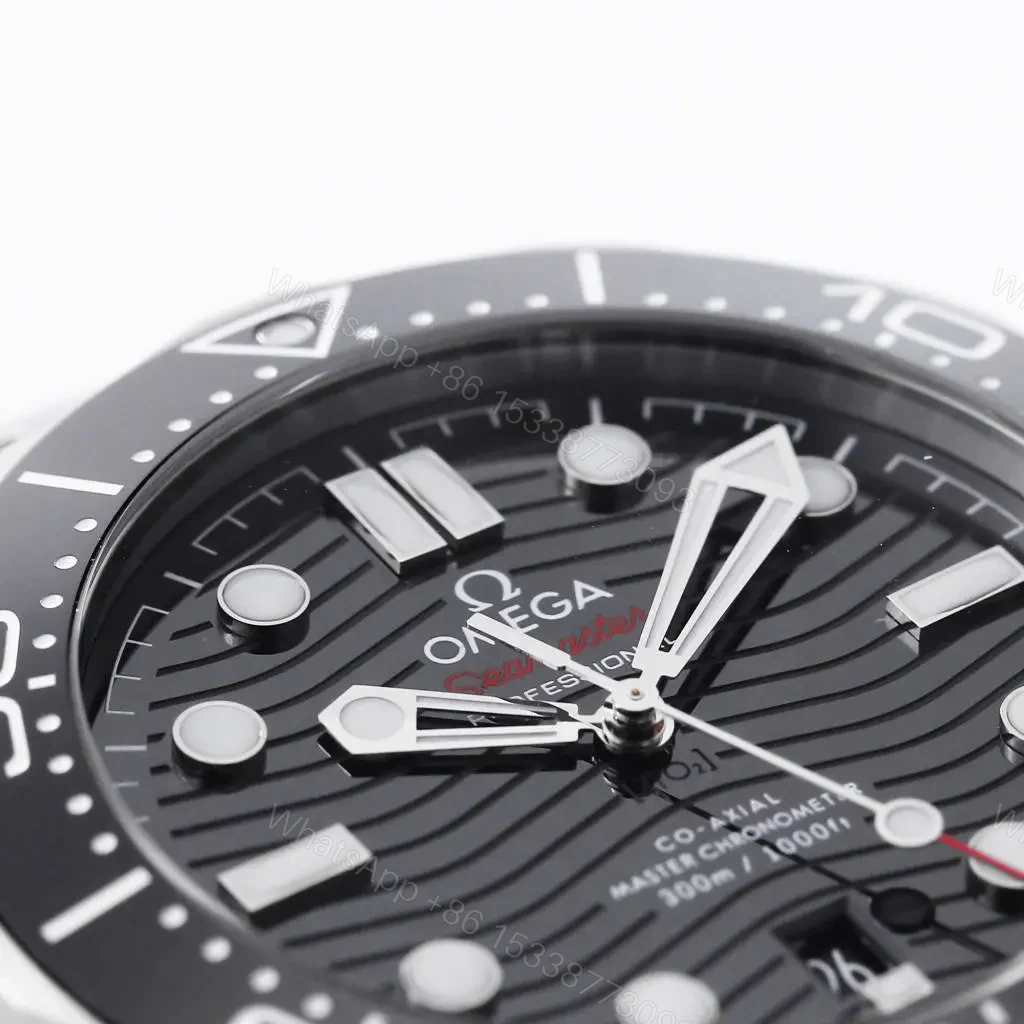 View 4 of Omega Seamaster 300M Replica Watch Stainless Steel Black Dial 42MM Custom 8800 Movement