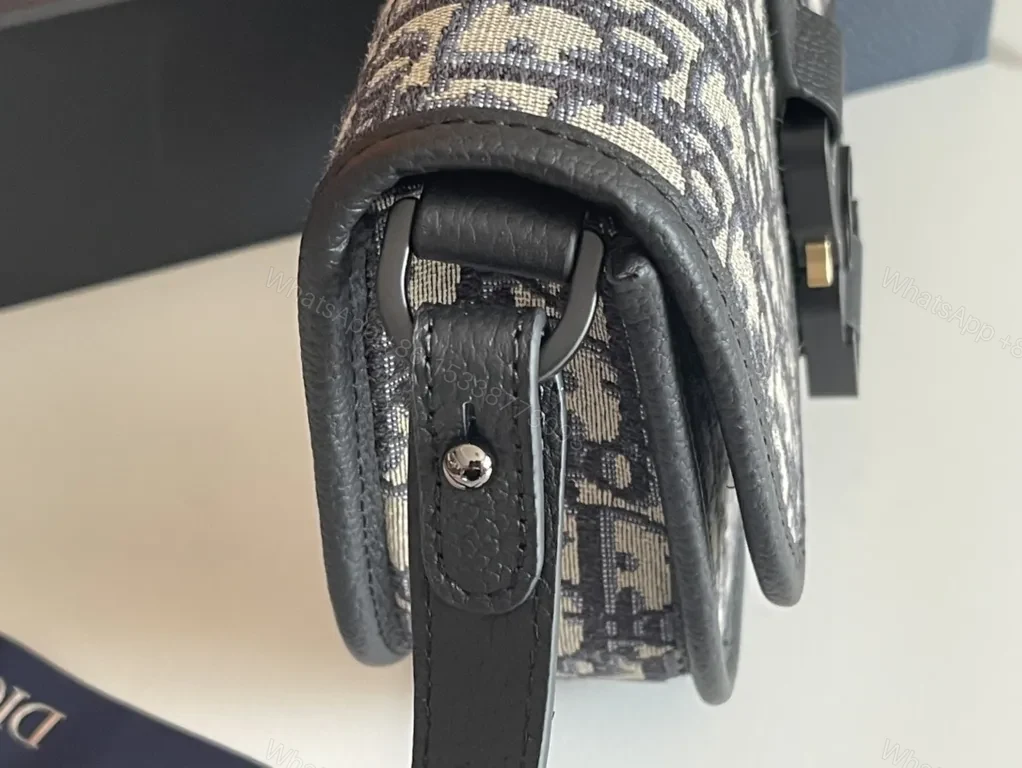 View 4 of Monogram Saddle Bag: Dior Canvas Crossbody Chic