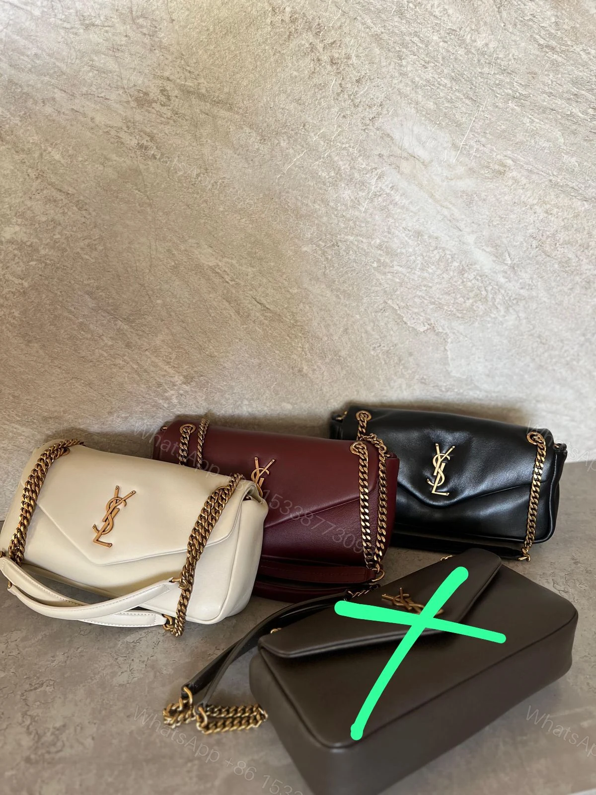 View 7 of YSL Saint Laurent Calypso Shoulder Bag First Copy | AAA+ Replica Designer Bag