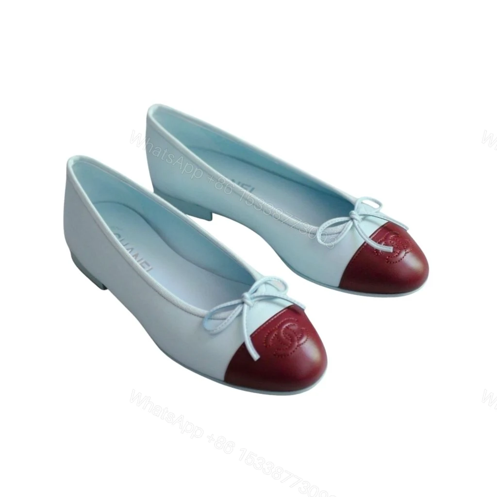 Chanel Ballerine Blue Maroon — view 1