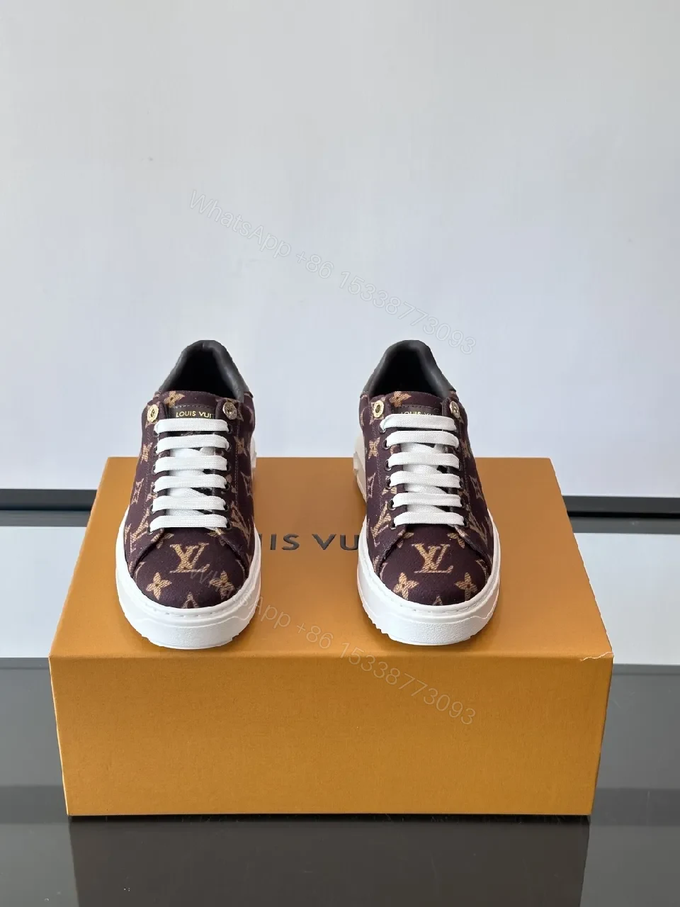 View 8 of Bold Monogram Sneakers: Luxury Comfort, LV-inspired Monogram