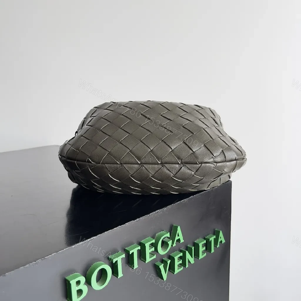 View 8 of Woven Leather Mini Bag: Structured, Compact Luxury Carry