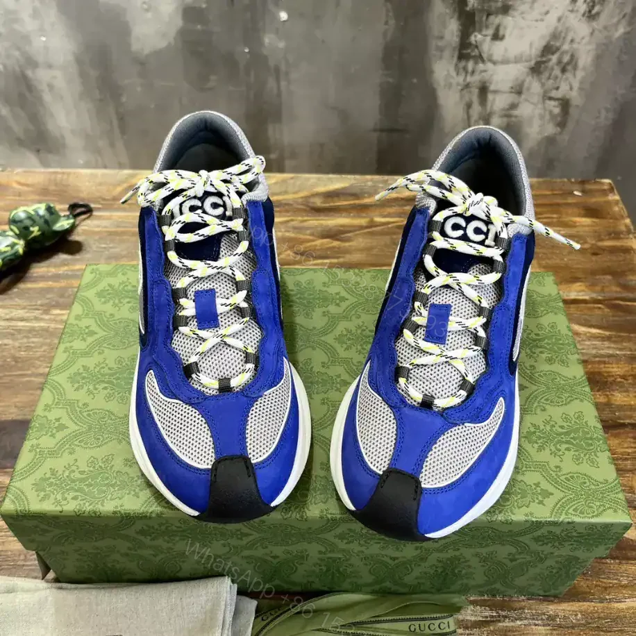 View 5 of GUCCI RUN TRAINER SNEAKERS IN BLUE – GC160