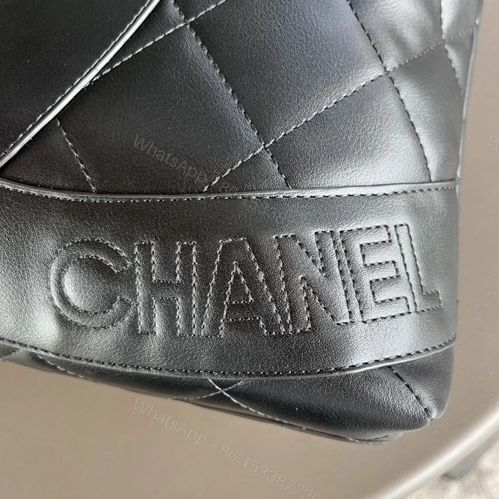 View 6 of Chanel CC Shopping Bag Black 37Cm