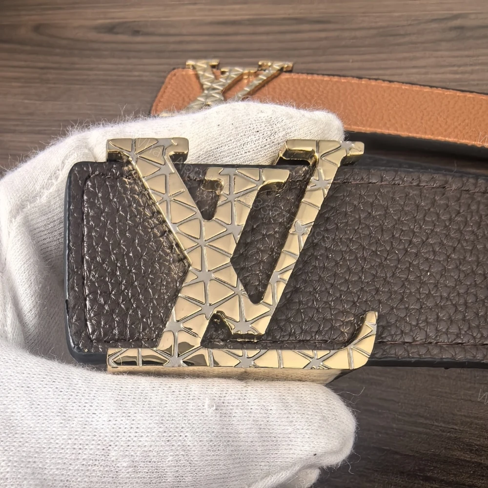 View 2 of LOUIS VUITTON LV INITIALES BELT BROWN 38MM