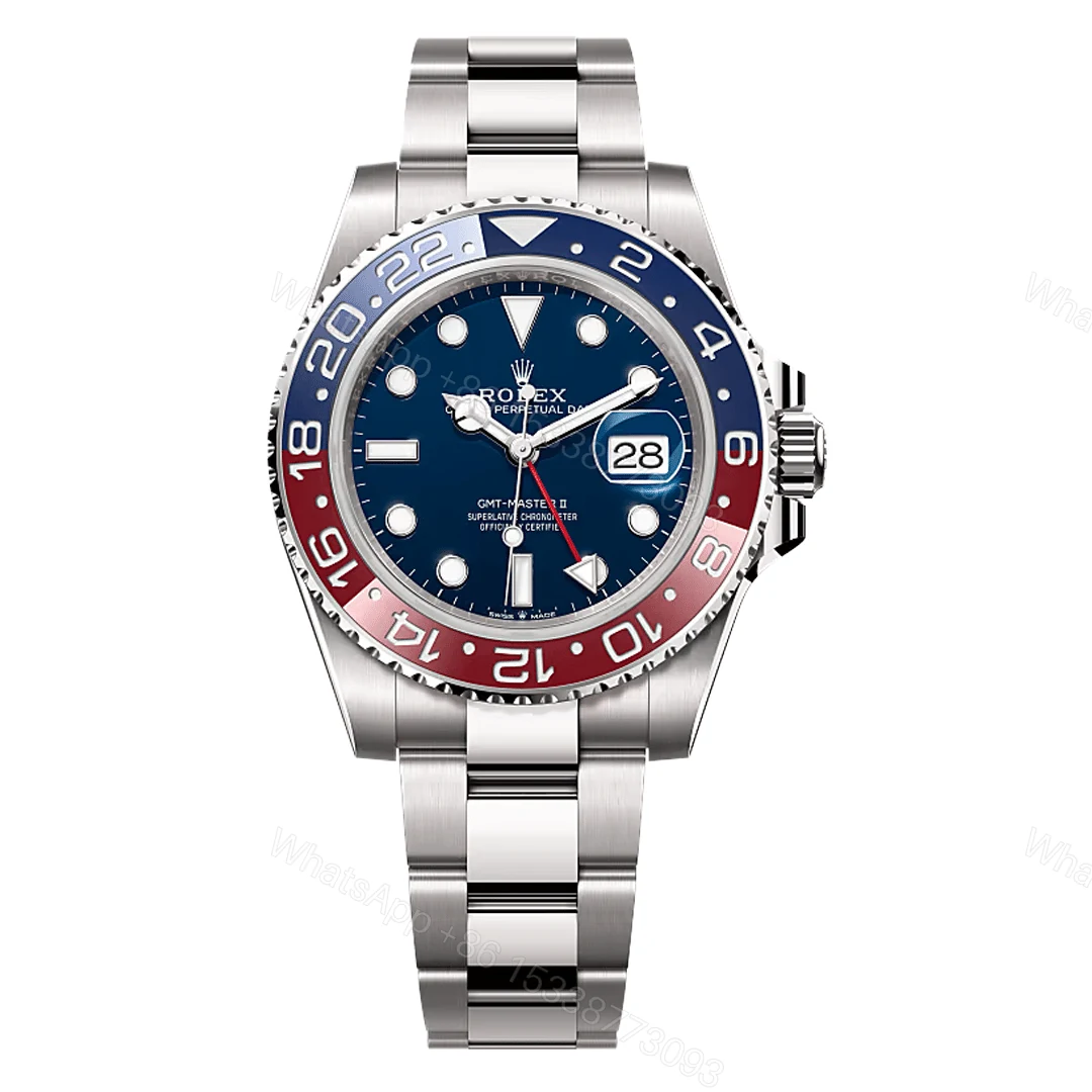 Rolex GMT Master II Pepsi Blue Dial Replica — view 1