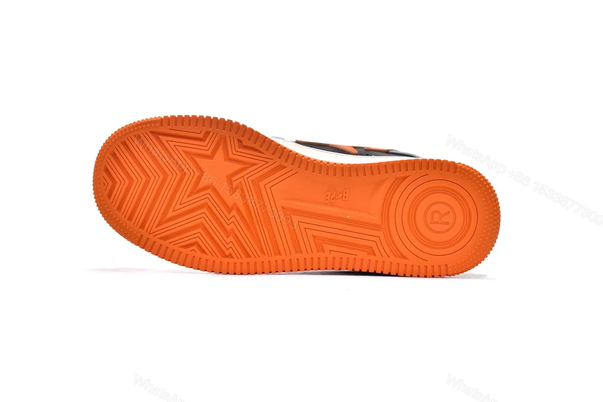 View 6 of Cheap Fake BapeSta Low Grey Orange 1H70-291-002