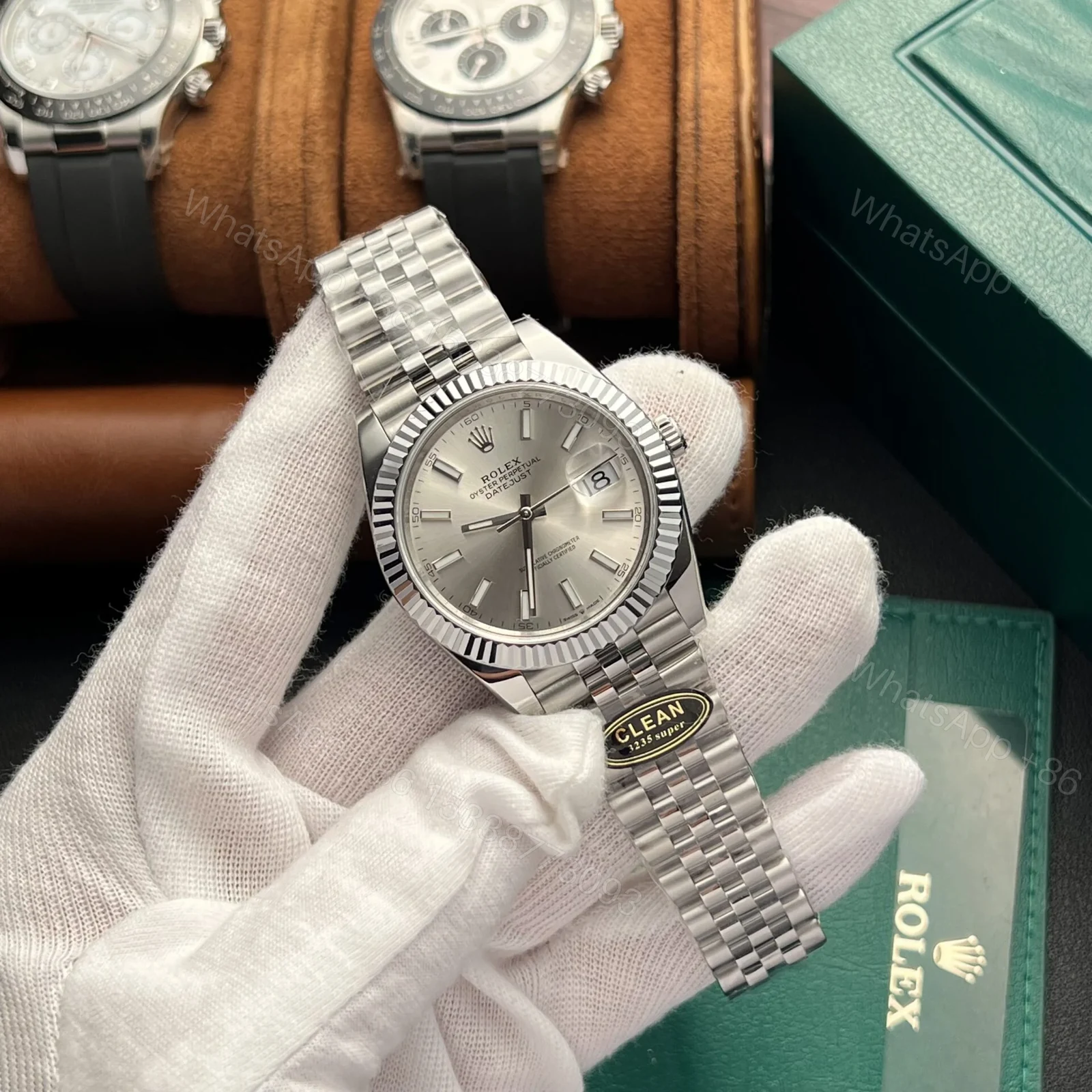 View 3 of Rolex Datejust Silver Dial 126334-0004 41 mm