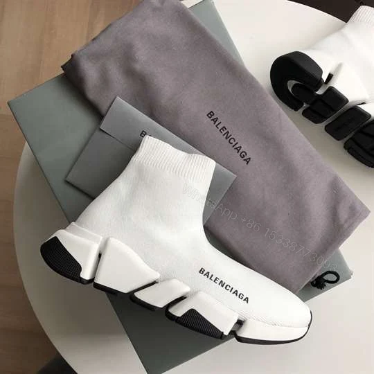 View 2 of BALENCIAGA SPEED 2.0 SNEAKER IN WHITE – BB143