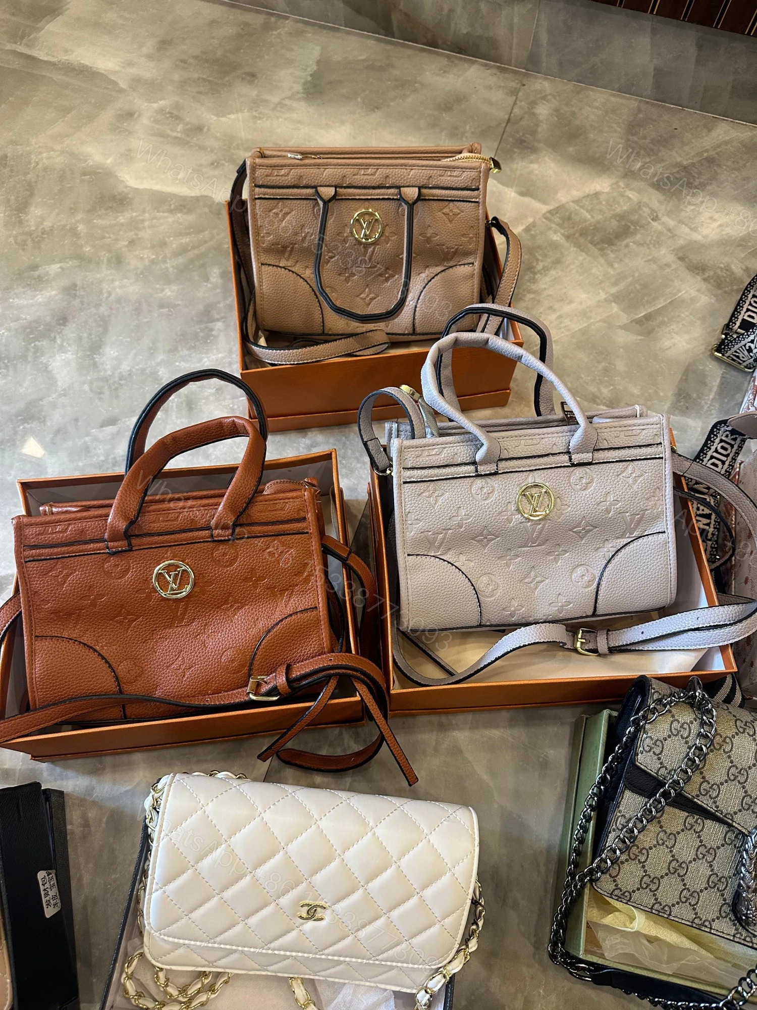View 2 of First Copy Louis Vuitton Monogram Handbag – Premium Imported Designer Tote for Women