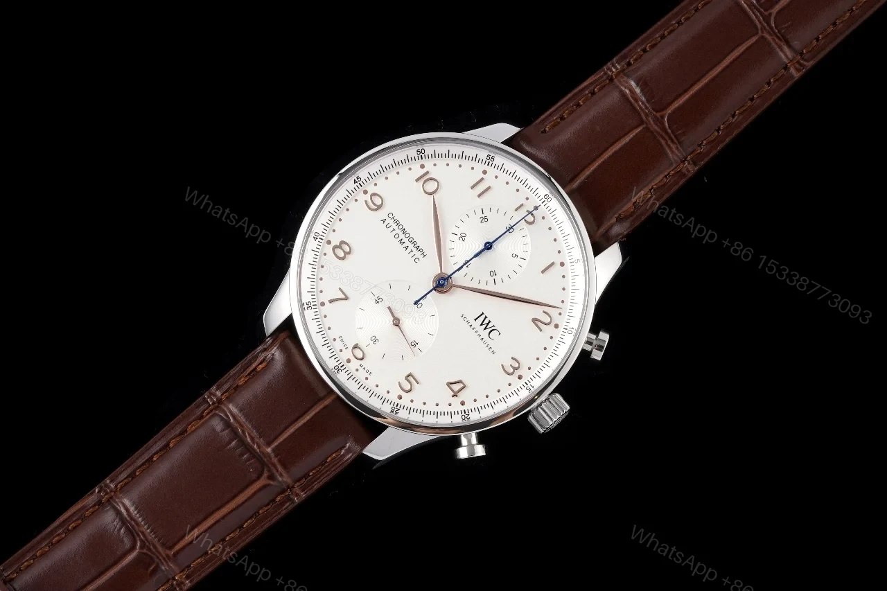 View 2 of IWC Portuguese Chrono-Automatic White Gold / Tim Jeffries IW3714-67